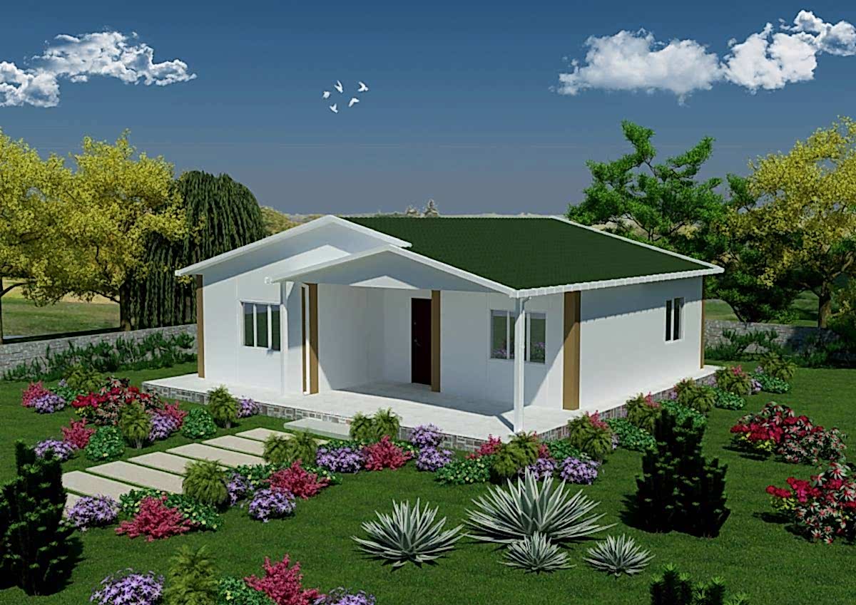 84 m2 Prefabrik Tek Katlı Konut