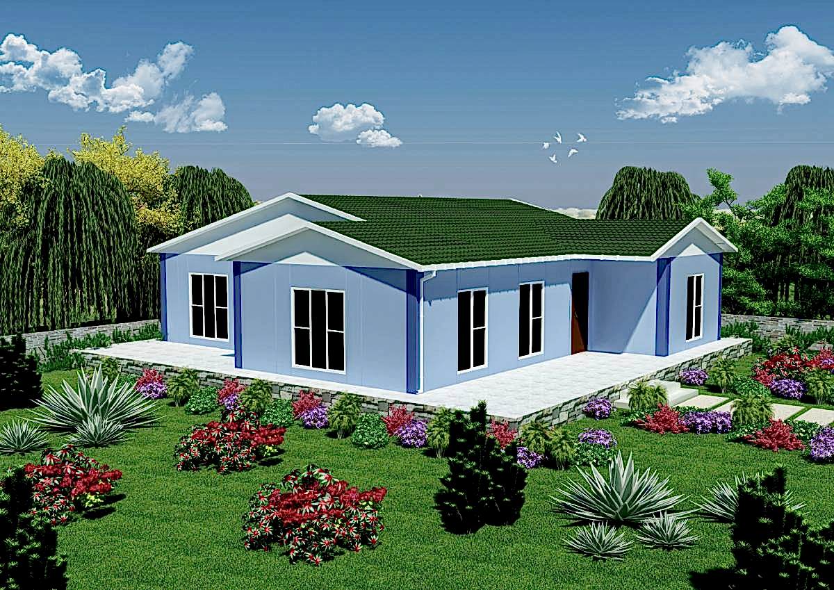 115 m2 Prefabrik Tek Katlı Konut